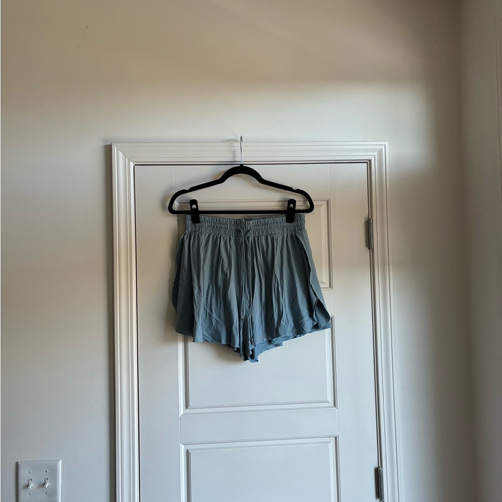 Light Blue Flutter Athletic Shorts